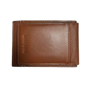 Cole Haan Men Brown Wallet Magnetic Money Clip